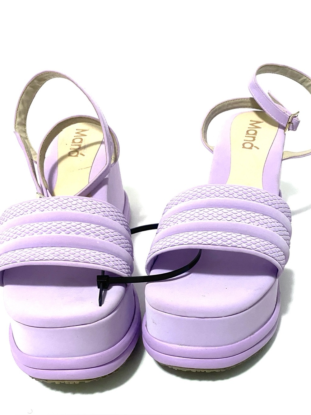 Man’a Lavender Platform Sandals for Women